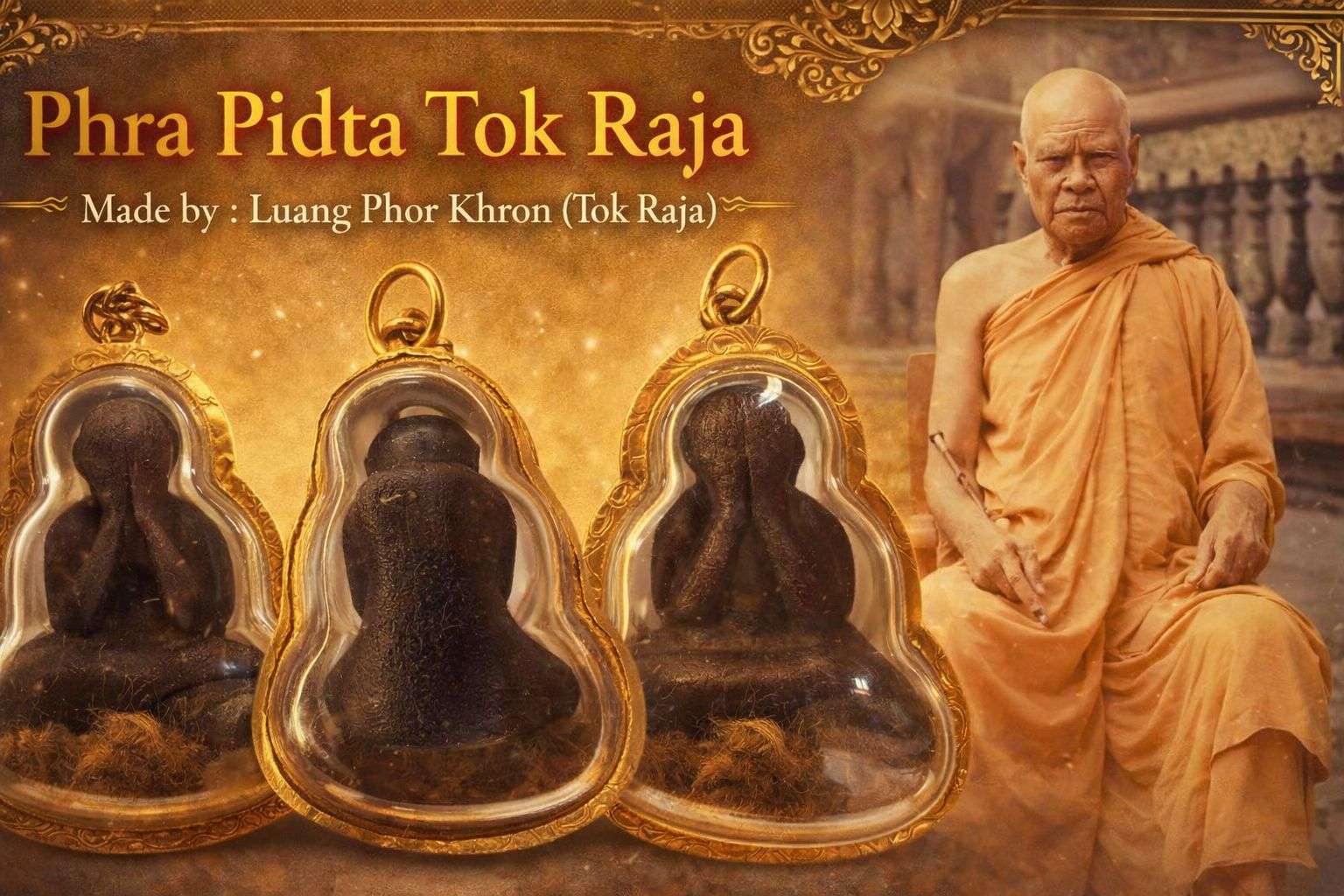 Phra Pidta dibuat oleh Luang Phor Khron