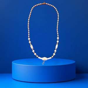 Premium Ivory Style Amulet Necklace (30cm)