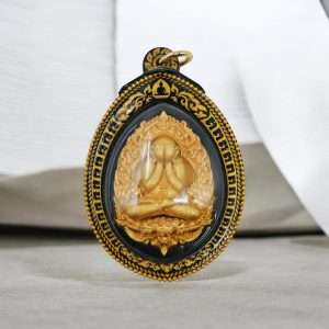 Phra Pidta Heng Heng Heng B.E. 2565+ Black Gold Casing
